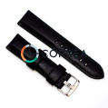 Ремешок для спортивных часов из кожи черный Romiks RB2C-98230xl (RRB-015) - 1